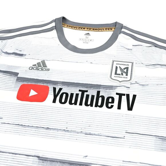 2019 Adidas Men's LA Los Angels FC LAFC Away Soccer Jersey Medium MLS US - Picture 5 of 10